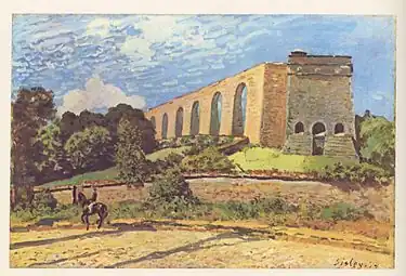 L'Aqueduc de Marly (1874)Toledo, musée d'art de Toledo.