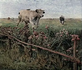 Le taureau aux eupatoires