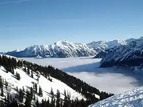 Le Fellhorn en hiver.