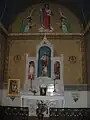 Intérieur de l'église. Chapelle du Sacré-cœur de Jésus