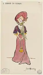 L'Amour en banque de Louis Artus, dessin de Yves Marevéry (1907).