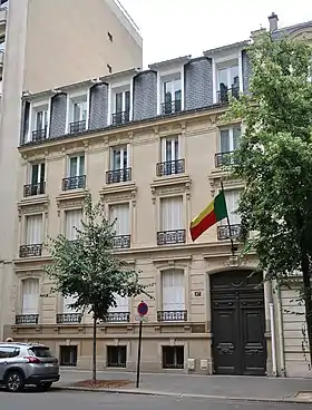 Vue de la mission diplomatique