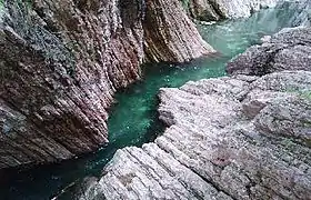 Vue des gorges.