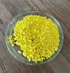 Image illustrative de l’article Phosphomolybdate d'ammonium