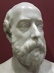 Henri comte de Chambord (1872), détail, château de Chambord.