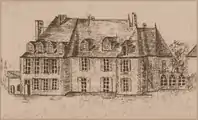 L'ancien château détruit en 1862