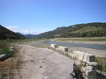 Ancienne route départementale D9 reliant Caramany à Ansignan