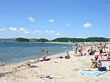 Plage en août 2005.
