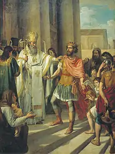 Le baptême du Grand-Duc Vladimir, 1829