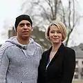 Claire Schweitzer et Djmael Blanchard, binôme tête de liste Angers Citoyenne et Populaire