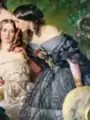 Anne-Ève Mortier de Trévise dépeinte dans le tableau (détail)