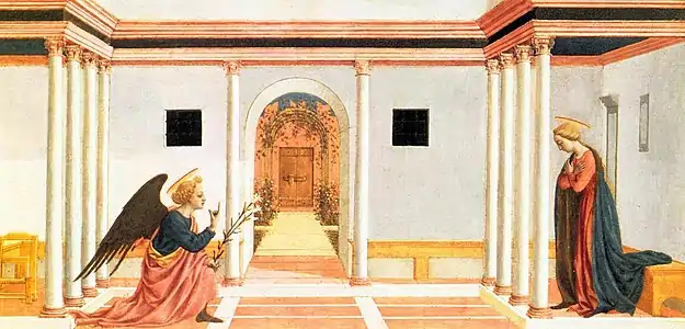 Domenico Veneziano : L'Annonciation