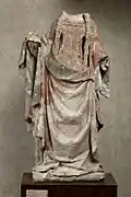 Statue de sainte Barbe, chapelle du Temple (2e moitié du XVIe siècle, musée des Augustins).