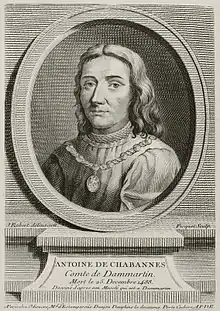 Portrait d'Antoine de Chabannes, d'après