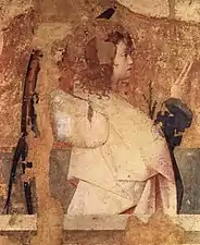 Salle 4 :  Antonello de Messine, Ange de l'Annonciation.
