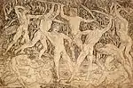 Bataille de dix nus, 1470,Musée des Offices, Florence.