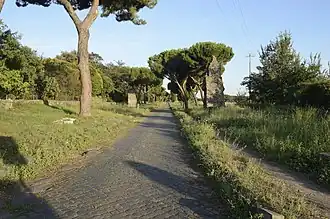 Paysage de la Via Appia.