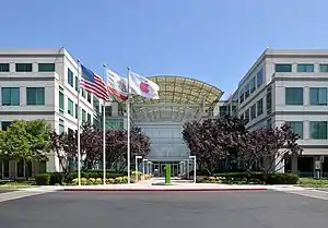 Infinite Loop d'Apple de Steve Jobs.