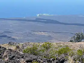 La pointe ʻĀpua vue depuis Hōlei Pali.