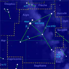 Image illustrative de l'article Aigle (constellation)