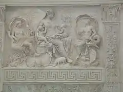 Panneau allégorique de la Terre-mère, Tellus Mater