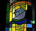 Arche de Noé. Vitrail de Bonaventure Fieullien (1959)