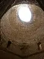 Coupole vue de l'intérieur.