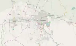 La carte du département de Cochabamba, montrant le Río Rocha qui coule à l'ouest de Sacaba à Quillacollo, puis qui se tourne vers le sud