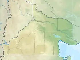 Voir sur la carte topographique de Río Negro