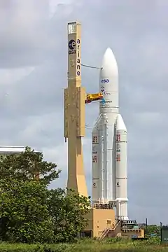 Plateforme de lancement mobile d'Ariane V.