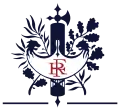 Pelte (chargée du monogramme RF) dans l'emblème utilisé de 2010 à 2018 par la présidence de la République française.