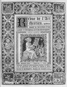 La Revue de l'art chrétien, dirigée par Louis Cloquet.