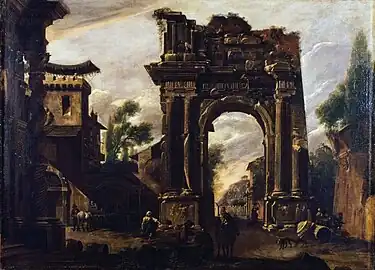 Caprice avec arc de TitusFondation Cariplo