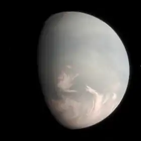 Vue d'artiste de Gliese 832 c par Nitin Kapoor.