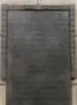 Inscription en swahili avec caractères latins