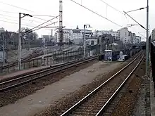 Vue d'ensemble du site ferroviaire.