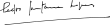 Signature de Pedro Santana Lopes
