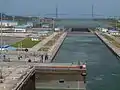 Le pont de l'Atlantique en construction (1er février 2018)