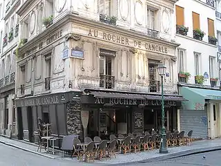 No&nbsp;78 : restaurant « Le Rocher de Cancale ».