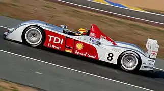L'Audi R10, victorieuse de l'édition du Mans 2006.