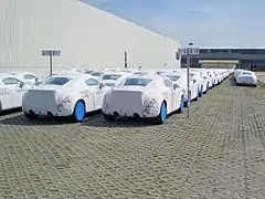 Audi TT prête pour le transport à Győr