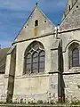 Collatéral, 1re&nbsp;travée, vue depuis le sud.