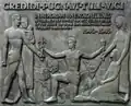 Plaque commémorative Lieutenant-Colonel Auguste-Louis Haus (1892-1948), Gand.