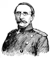 Général Karl von Goeben, commandant la 8e&nbsp;armée prussienne.