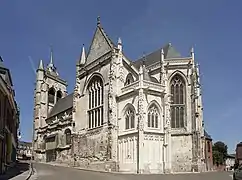 Chevet de l'église.
