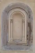 Fenêtre murée.