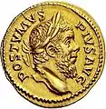 Aureus de Postume, vers 263