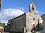 L'église Saint-Pierre d'Aussac.