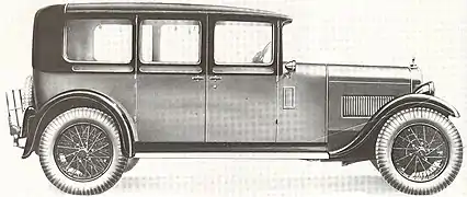 Limousine Twenty six "Ranelagh" de 3,4&nbsp;litres de 1931