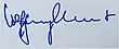 Signature de Wolfgang Clement
